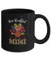 One Thankful Mimi Leopard Turkey Thanksgiving Gift Mug Coffee Mug | Teecentury.com