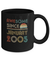 Awesome Since January 2005 Vintage 17th Birthday Gifts Mug Coffee Mug | Teecentury.com