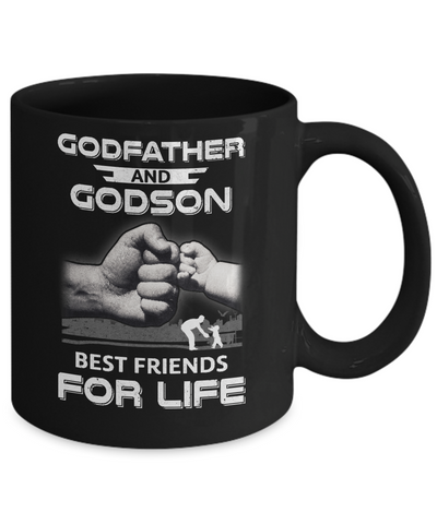 God-Father God-Son Best Friends For Life Fathers Day Mug Coffee Mug | Teecentury.com