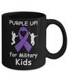 Purple Up For Month Of The Military Kids Mug Coffee Mug | Teecentury.com