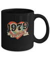 Vintage Retro Classic Heart Made In 1979 43th Birthday Mug Coffee Mug | Teecentury.com