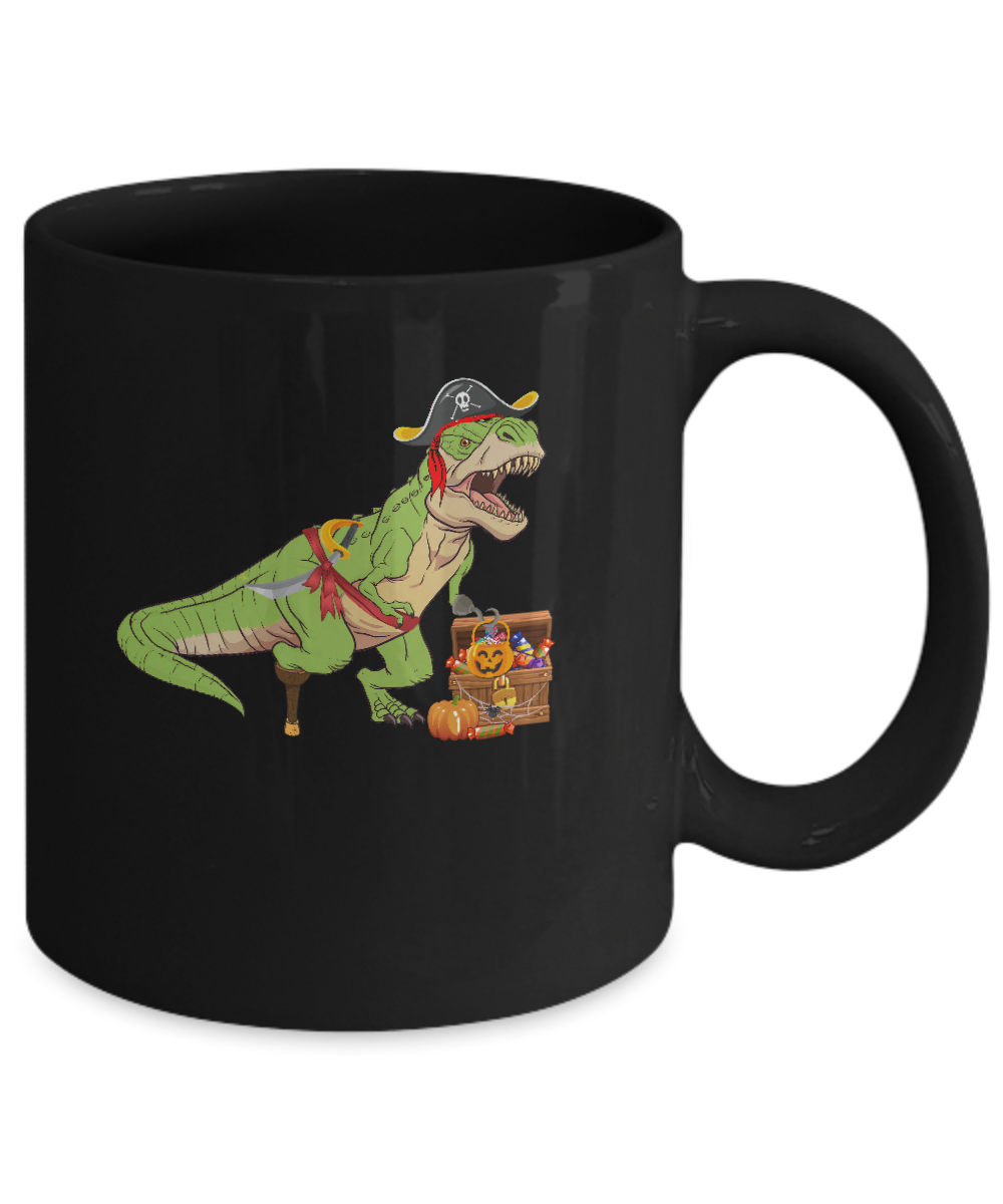 Dinosaurs T-Rex Pirate Halloween Saurus For Men Women Mug Coffee Mug | Teecentury.com