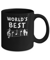 World's Best Dad Ever Treble Clef Musician Fathers Day Mug Coffee Mug | Teecentury.com