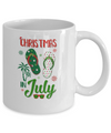 Summer Vacation Santa Flip Flops Christmas In July Mug Coffee Mug | Teecentury.com