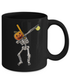 Halloween Dabbing Skeleton Softball Mug Coffee Mug | Teecentury.com
