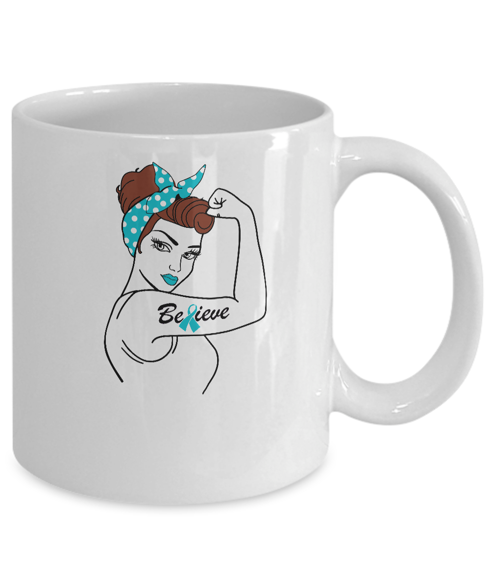 Support Dysautonomia Awareness Warrior Believe Mug Coffee Mug | Teecentury.com