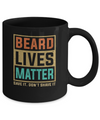 Vintage Beard Lives Matter Funny Bearded Man Gift Mug Coffee Mug | Teecentury.com