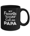 My Favorite People Call Me Papa Fathers Day Gift Mug Coffee Mug | Teecentury.com