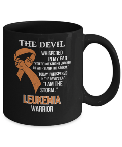 I Am The Storm Support Leukemia Awareness Warrior Gift Mug Coffee Mug | Teecentury.com