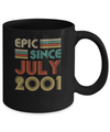 Epic Since July 2001 Vintage 21th Birthday Gifts Mug Coffee Mug | Teecentury.com