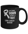 Not Going Down Without A Fight Lung Cancer Awareness Warrior Mug Coffee Mug | Teecentury.com