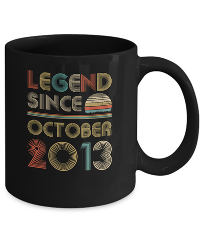 Legend Since October 2013 Vintage 9th Birthday Gifts Mug Coffee Mug | Teecentury.com