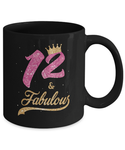 12Th And Fabulous Twelve Birthday Mug Coffee Mug | Teecentury.com