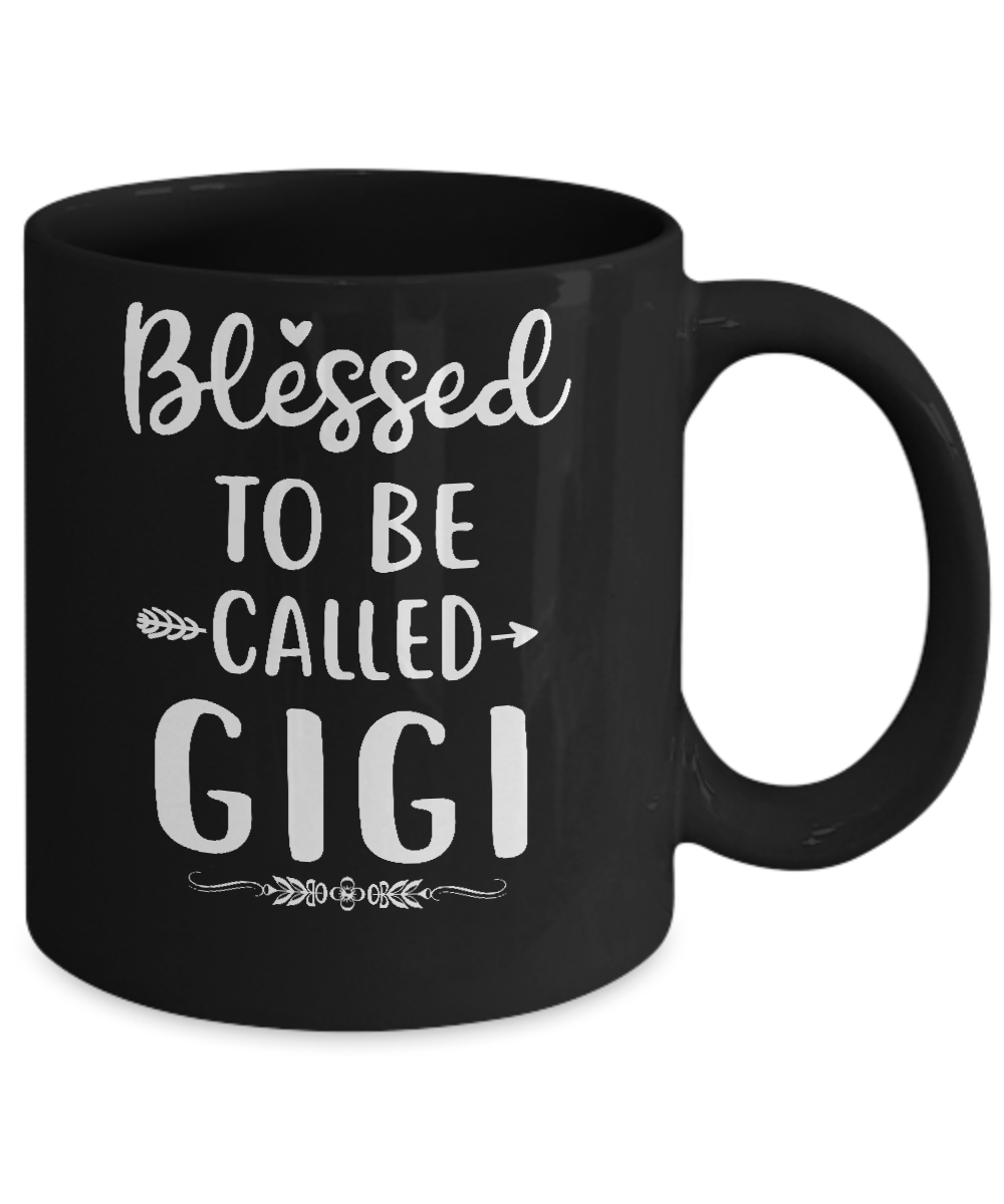 Funny Grandma Blessed To Be Called Gigi Mug Coffee Mug | Teecentury.com
