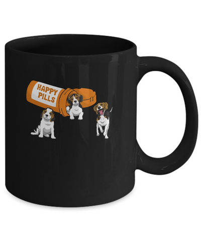 Beagles Happy Pills Mug Coffee Mug | Teecentury.com