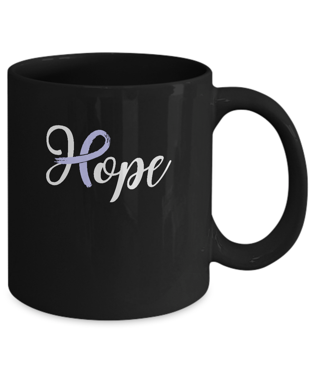 Stomach Cancer Awareness Periwinkle Ribbon Hope Mug Coffee Mug | Teecentury.com