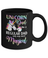 Dadacorn Unicorn Dad Like A Regular Dad Fathers Day Mug Coffee Mug | Teecentury.com