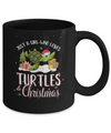 Just A Girl Who Loves Turtles And Christmas Mug Coffee Mug | Teecentury.com