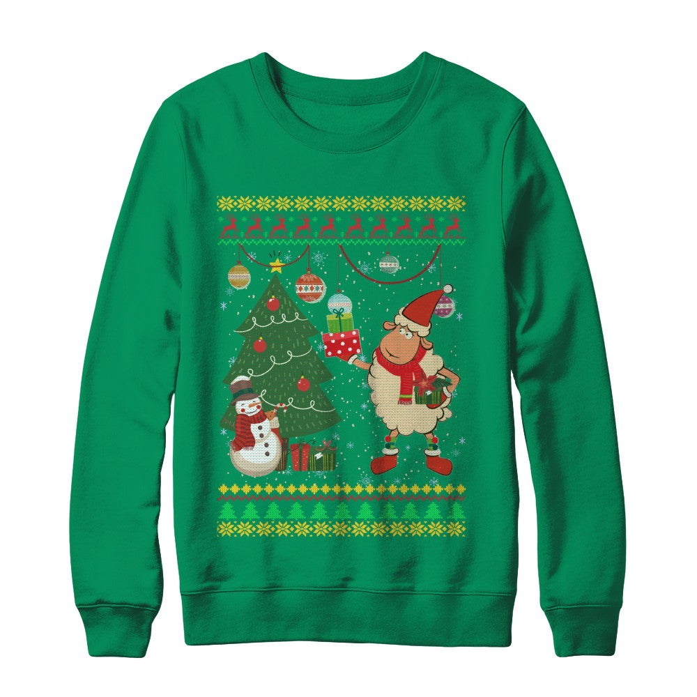 Funny Sheep Lamb Christmas Cute Family Ugly Sweater T-Shirt & Sweatshirt | Teecentury.com