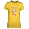 Lipstick Black Queens Are Born In July Birthday Gift T-Shirt & Tank Top | Teecentury.com