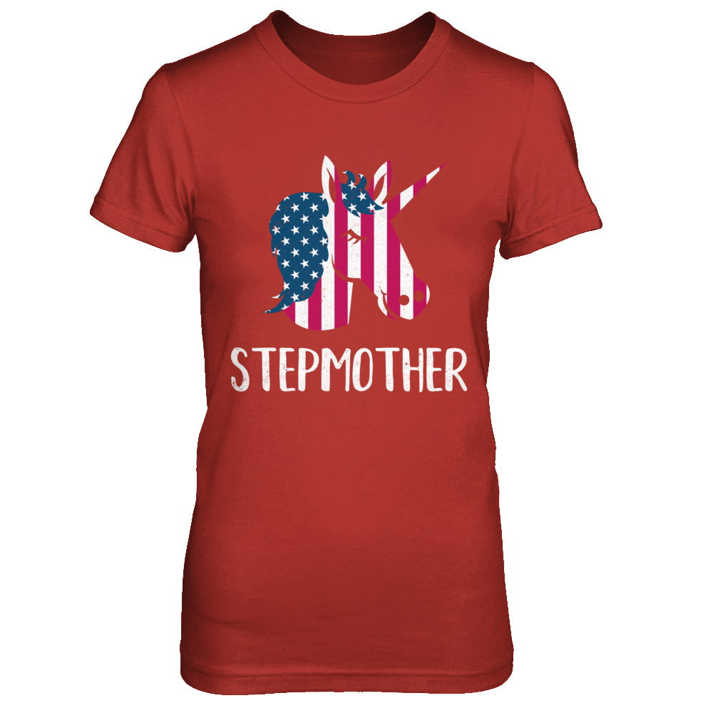 Patriotic Stepmother Unicorn Americorn 4Th Of July T-Shirt & Hoodie | Teecentury.com