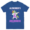 Inspirational Alzheimer's Awareness Unicorn Support Youth Youth Shirt | Teecentury.com
