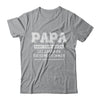 Papa Like A Grandpa Only Cooler Fathers Day Gift T-Shirt & Hoodie | Teecentury.com