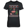 Santa Hat Flamingo Reindeer Ugly Christmas Sweater T-Shirt & Sweatshirt | Teecentury.com