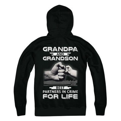 Grandpa And Grandson Best Partners In Crime For Life T-Shirt & Hoodie | Teecentury.com