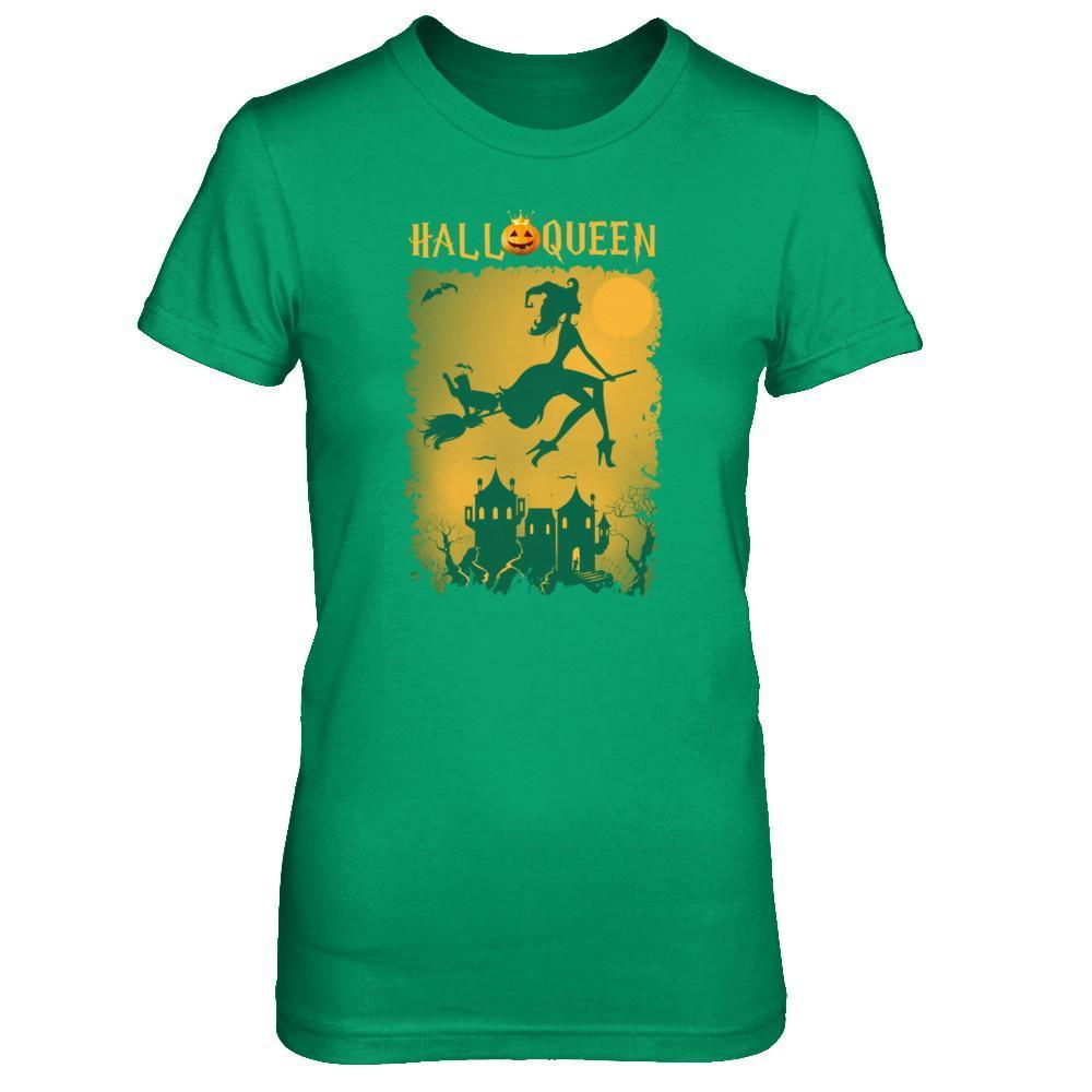 Funny Halloween Pumpkin Queen T-Shirt & Tank Top | Teecentury.com
