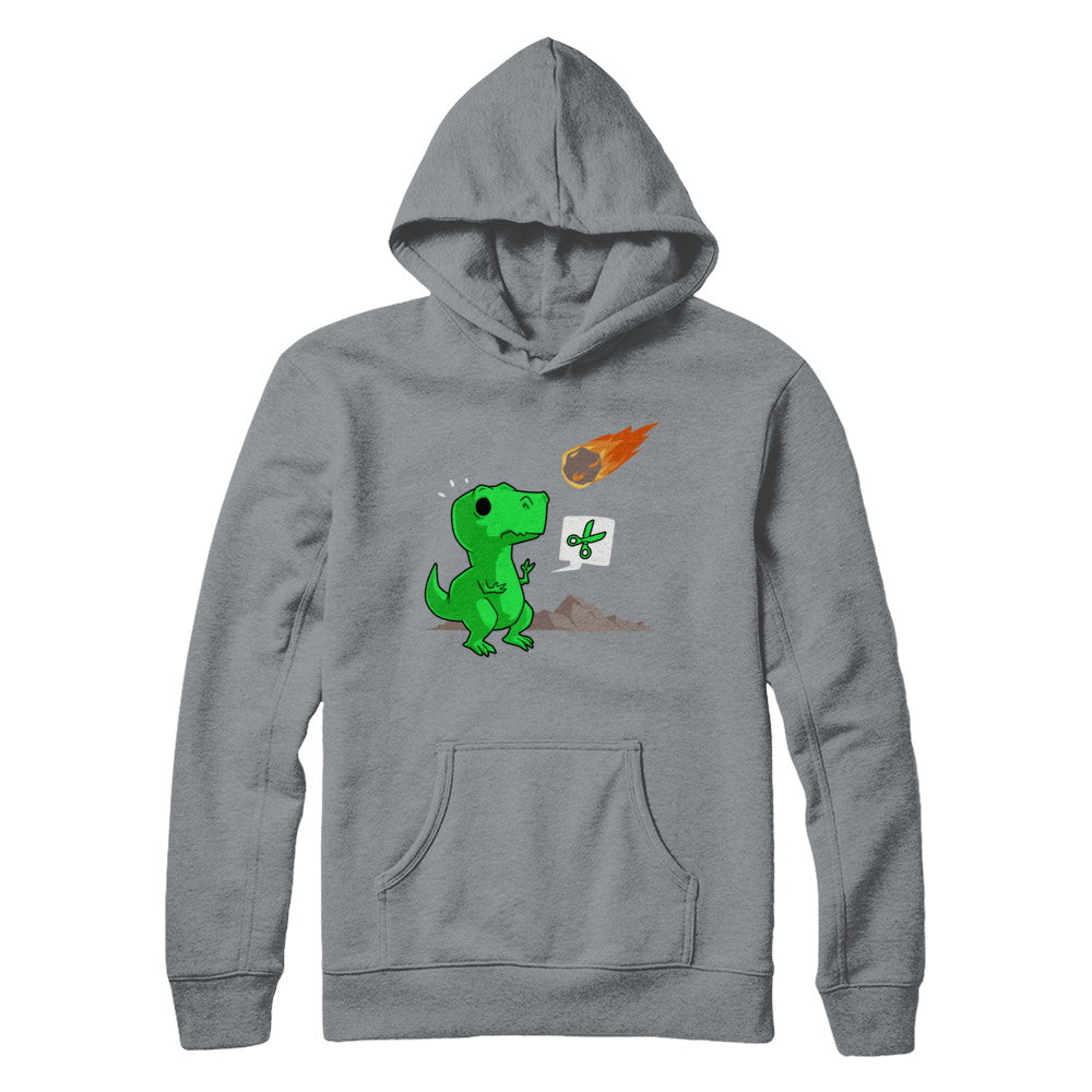 Rock Paper Scissors Funny Dinosaur T-Shirt & Hoodie | Teecentury.com