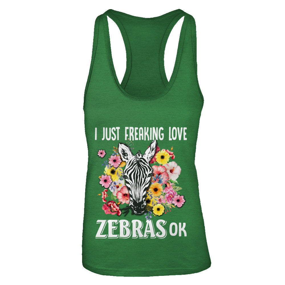 I Just Freaking Love Zebras T-Shirt & Tank Top | Teecentury.com