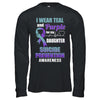 I Wear Teal Purple For My Daughter Suicide Prevention T-Shirt & Hoodie | Teecentury.com
