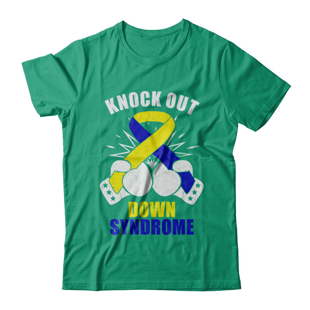Boxing knock out Down Syndrome Awareness Support T-Shirt & Hoodie | Teecentury.com