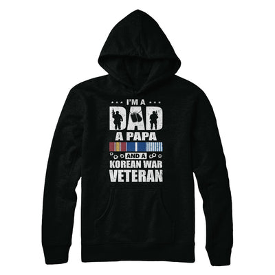 Dad A Papa And A Korean War Veteran Fathers Day T-Shirt & Hoodie | Teecentury.com