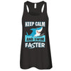 Keep Calm And Swim Faster T-Shirt & Tank Top | Teecentury.com
