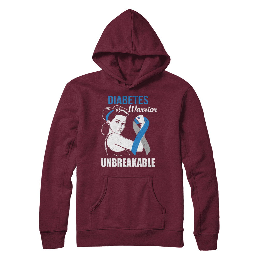 Diabetes Warrior Unbreakable Diabetes Awareness T-Shirt & Hoodie | Teecentury.com
