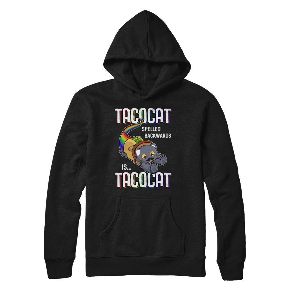 Funny Taco Cat Tacocat Spelled Backwards Is Tacocat Cat T-Shirt & Hoodie | Teecentury.com
