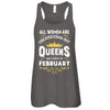All Women Are Created Equal But Queens Are Born In February T-Shirt & Tank Top | Teecentury.com