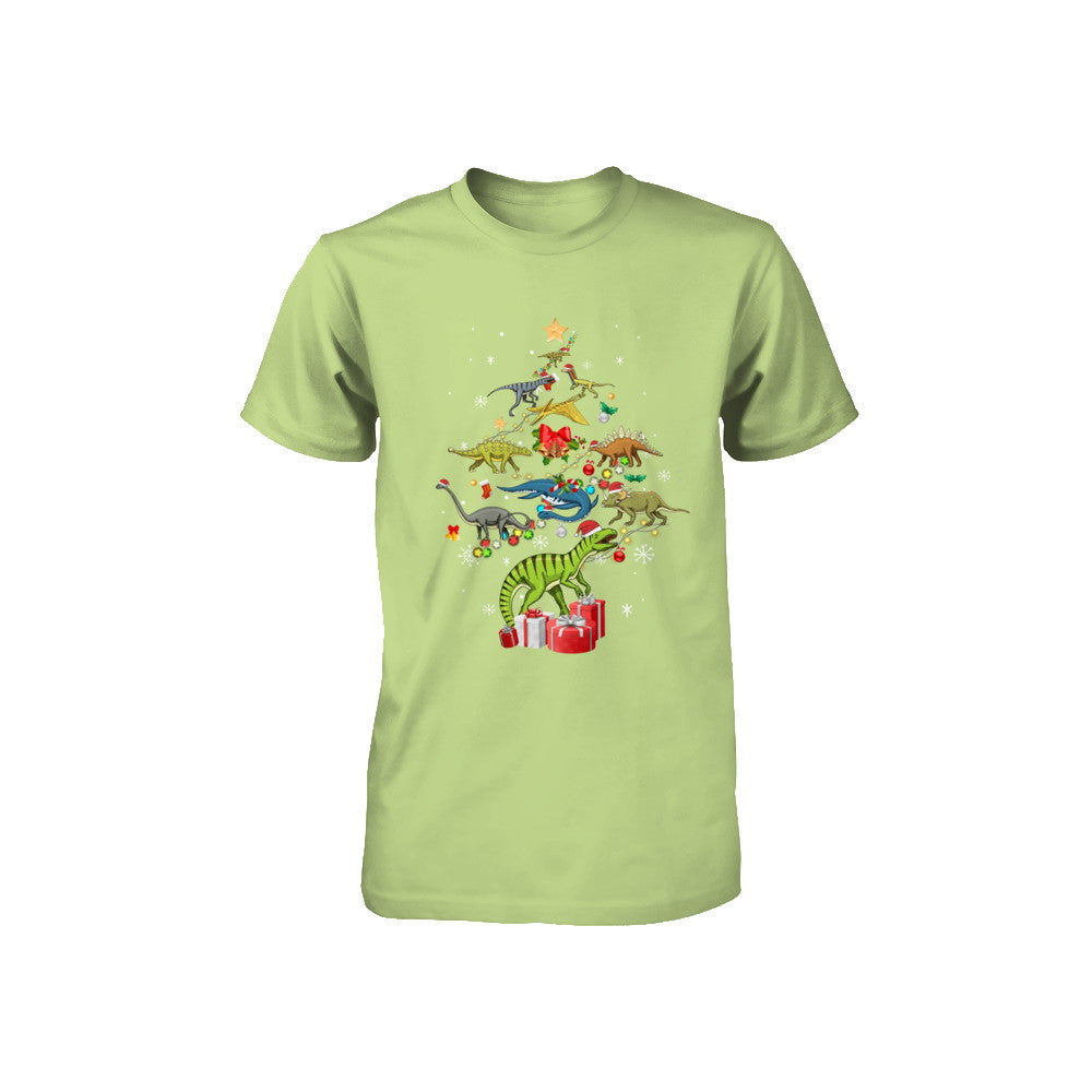 Tree Rex Funny Dinosaur Christmas Tree Kids Gift Youth Youth Shirt | Teecentury.com