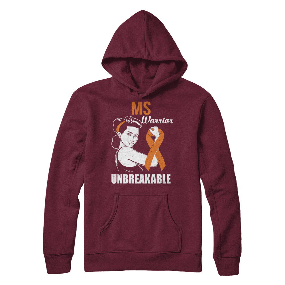 MS Warrior Unbreakable Multiple Sclerosis Awareness T-Shirt & Hoodie | Teecentury.com