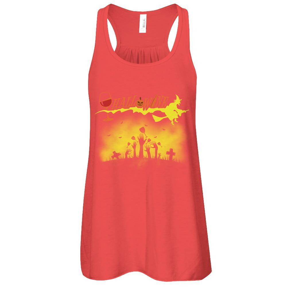 Happy Hallowine Funny Halloween Wine Drinkers 2017 T-Shirt & Tank Top | Teecentury.com