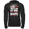 Don't Flirt With Me I Love My Girl She Is A Crazy Gemini T-Shirt & Hoodie | Teecentury.com