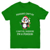 Funny Penguin I Can't Fly Christmas Gift Youth Youth Shirt | Teecentury.com