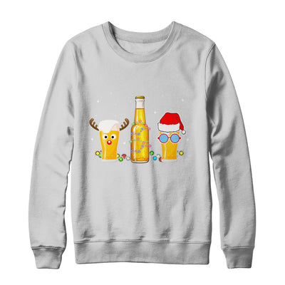 Xmas Merry Christmas Drinking Beer Gift T-Shirt & Sweatshirt | Teecentury.com