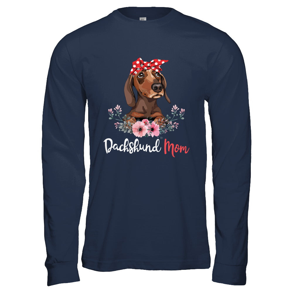 Dachshund Mom Gift For Women Dog Lover T-Shirt & Hoodie | Teecentury.com