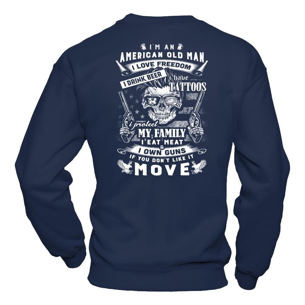 I'm An American Old Man T-Shirt & Hoodie | Teecentury.com