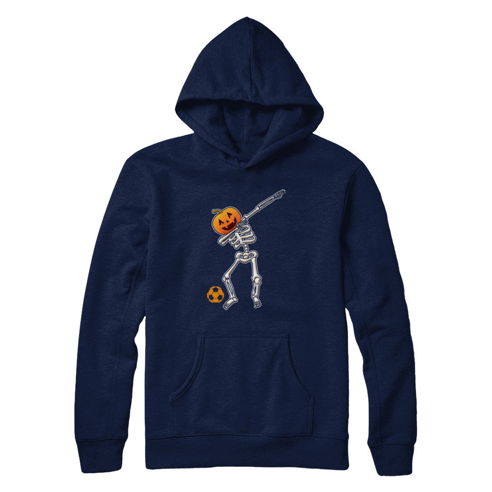 Halloween Dabbing Skeleton Soccer T-Shirt & Hoodie | Teecentury.com