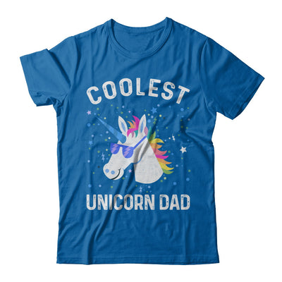 Coolest Unicorn Dad Cute Funny Unicorn Fathers Day T-Shirt & Hoodie | Teecentury.com
