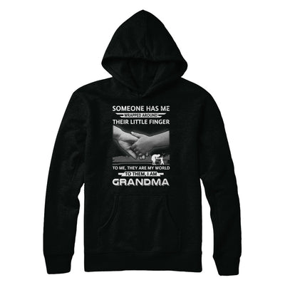 Someone Has Me Wrapped Around Their Little Finger Grandma T-Shirt & Hoodie | Teecentury.com